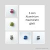 5 x 1 mm Aluminium Flachdraht glatt