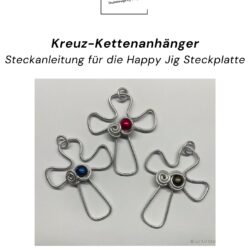 Steckanleitung Kreuz Kettenanhänger für die Happy Jig Platte [Digital]