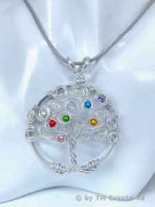 Lebensbaum Silber-Multicolor II