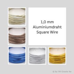 1 mm Square Wire Aluminiumdraht