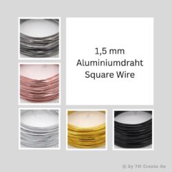 1,5 mm Square Wire Aluminiumdraht
