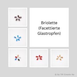 Facettierte Glastropfen