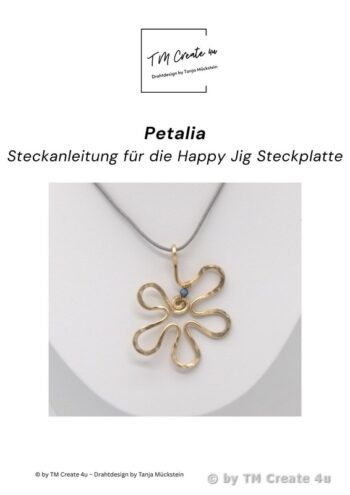 Steckanleitung Kettenanhänger "Petalia" für die Happy Jig Platte [Digital]