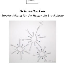 Steckanleitung Schneeflocken für die Happy Jig Platte [Digital]