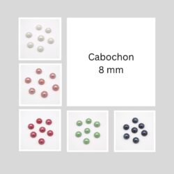 Cabochon Rund 8 mm